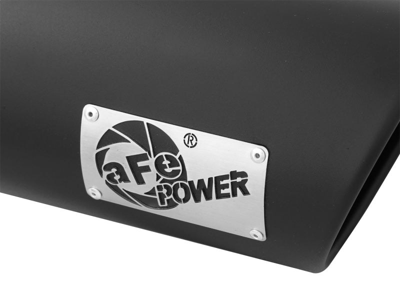 aFe Diesel Exhaust Tip Bolt On Black 5in Inlet x 6in Outlet x 12in Long - Burkken Auto Parts