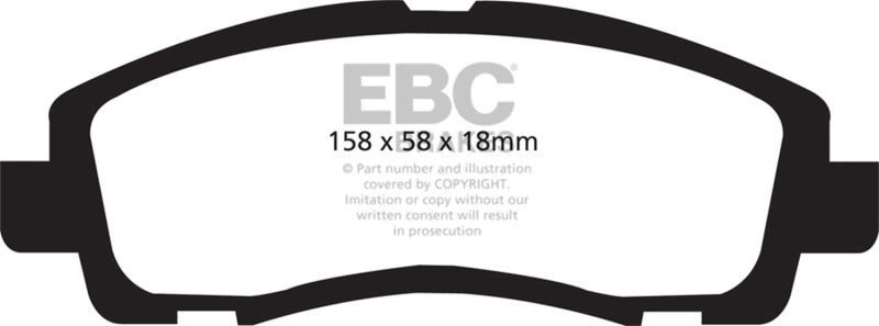 EBC 09-14 Acura TL 3.5 Greenstuff Front Brake Pads - Burkken Auto Parts