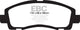 EBC 09-14 Acura TL 3.5 Greenstuff Front Brake Pads - Burkken Auto Parts