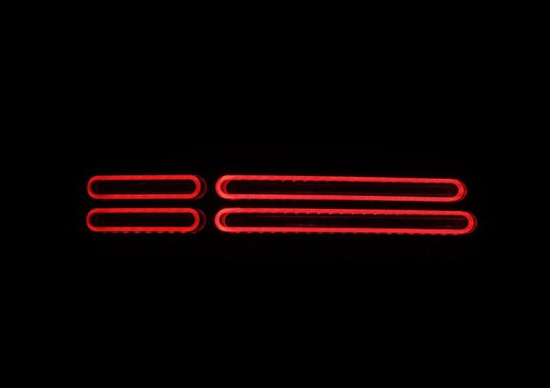 AlphaRex 23-25 Nissan Z Nova-Series Quad-Loop Style Prismatic LED Tail Lights - Alpha Black - Burkken Auto Parts