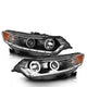 ANZO 2009-2012 Acura TSX Projector Headlights w/ Halo Black (CCFL) (HID Compatible) - Burkken Auto Parts