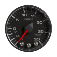 Autometer Spek-Pro 52.4mm 30inHG-30PSI Digital Stepper Motor Vac/Boost Gauge - Burkken Auto Parts