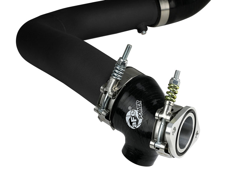 aFe BladeRunner 2.5in Aluminium Hot Side Charge Pipe 15-20 Subaru WRX 2.0T - Black - Burkken Auto Parts