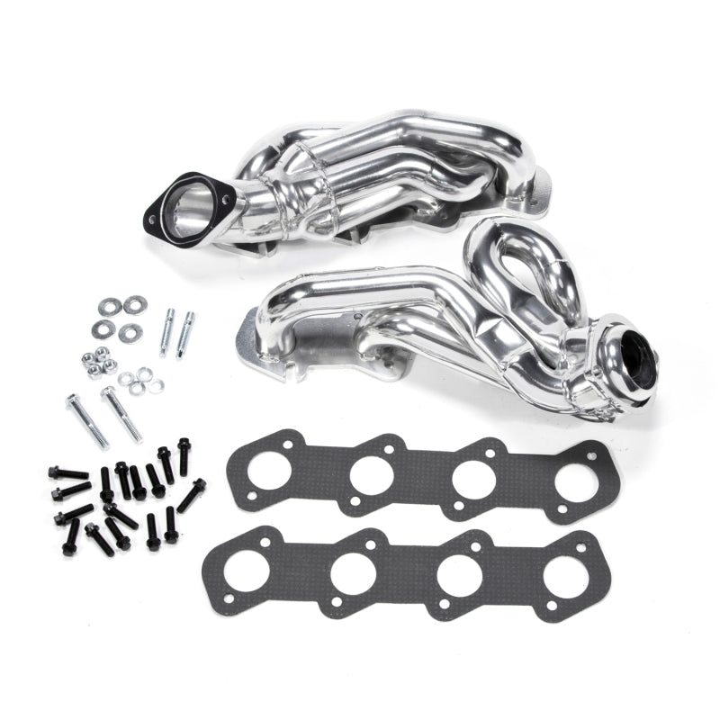 BBK 96-04 Mustang GT Shorty Tuned Length Exhaust Headers - 1-5/8 Silver Ceramic - Burkken Auto Parts