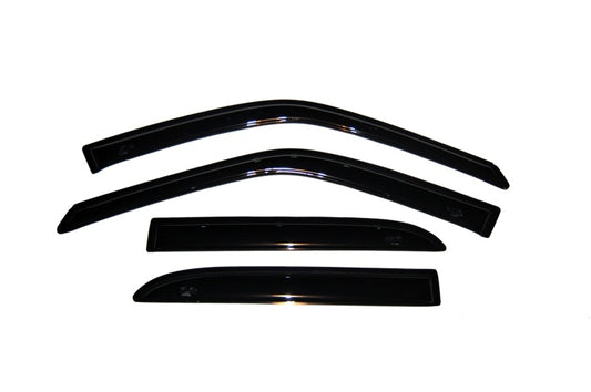 AVS 99-04 Chevy Tracker (4 Door) Ventvisor Outside Mount Window Deflectors 4pc - Smoke - Burkken Auto Parts