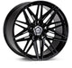 Vossen HF-7 22X9.5 / 5X112 / ET15 / Deep Face / 66.5 - Gloss Black Wheel