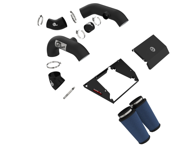 aFe Rapid Induction Pro 5R Cold Air Intake System 21-22 Ford F-150 Raptor V6-3.5L (tt) - Burkken Auto Parts