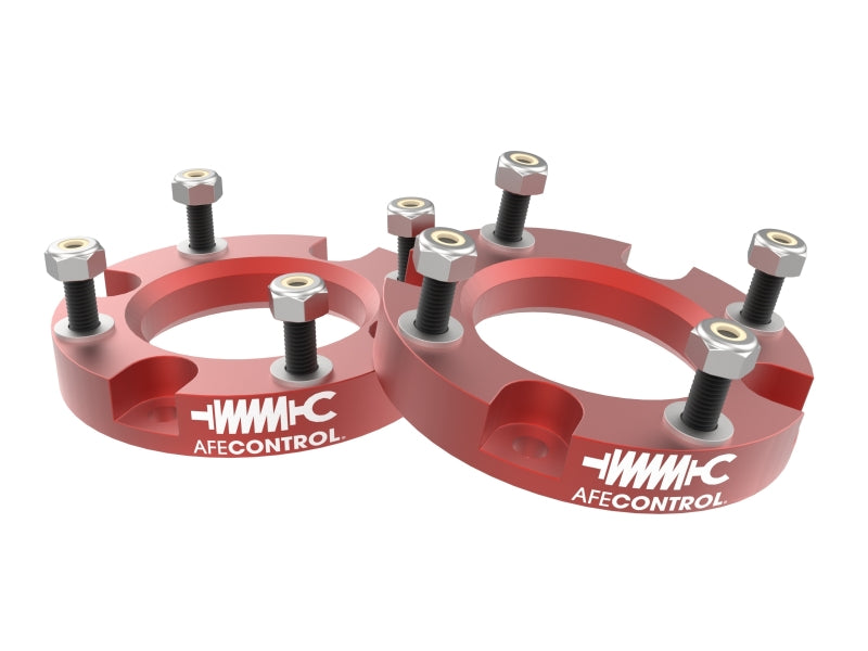 aFe 24-25 Toyota Tacoma CONTROL 1.5in Leveling Kit - Red - Burkken Auto Parts