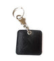 Akrapovic Square Leather Keychain - black - Burkken Auto Parts