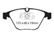 EBC 08-10 BMW M3 4.0 (E90) Redstuff Front Brake Pads - Burkken Auto Parts