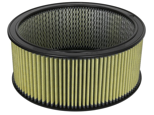 aFe MagnumFLOW Air Filters Round Racing PG7 A/F RR PG7 14OD x 12ID x 6H IN with E/M - Burkken Auto Parts