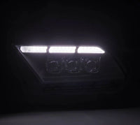 AlphaRex 10-12 Ford Mustang NOVA-Series LED Projector Headlights Blk w/Activ Light & Seq.Sig /SB DRL - Burkken Auto Parts