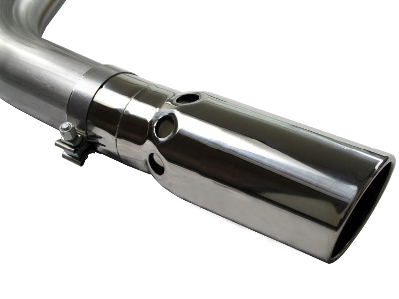 aFe MACHForce XP 4in DPF-Back SS Exhaust 5/07-10 GM Diesel Trucks V8-6.6L (td) LMM - Burkken Auto Parts