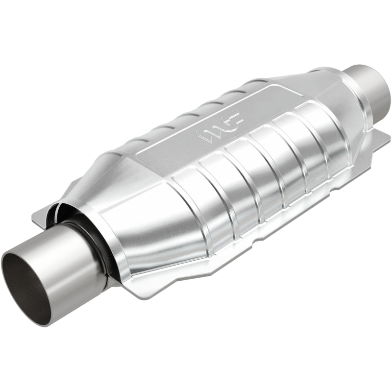 MagnaFlow Conv Universal 2.25in Inlet 2.25in Outlet 16in Length 6.375in Width - Burkken Auto Parts