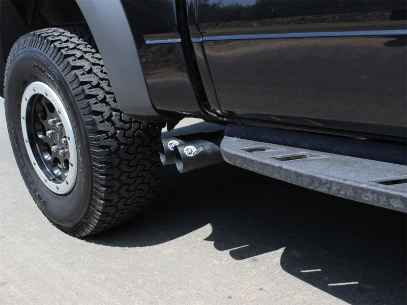 aFe Rebel Series Exhaust SS Front Side Exit CB w/ Black Tips 10-14 Ford F150 Ecoboost V8 6.2L - Burkken Auto Parts