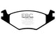 EBC 86-93 Volkswagen Cabriolet 1.8 Greenstuff Front Brake Pads - Burkken Auto Parts