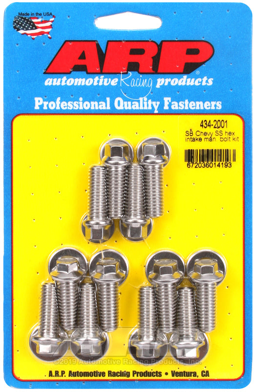 ARP SB Chevy SS Hex Intake Manifold Bolt Kit - Burkken Auto Parts