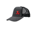 Akrapovic Logo Trucker Cap - Ash Grey / Black Mesh - Burkken Auto Parts