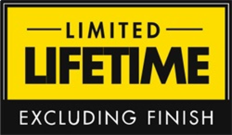MagnaFlow Tip Stainless Black Coated Single Wall Round Single Outlet 5in Dia 3.5in Inlet 14.5in L - Burkken Auto Parts