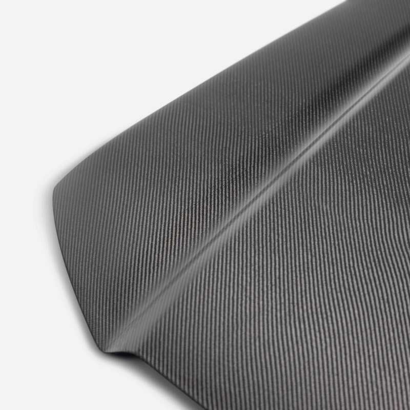 Seibon 12-15 Toyota Tacoma TR-Style Carbon Fiber Hood - Burkken Auto Parts