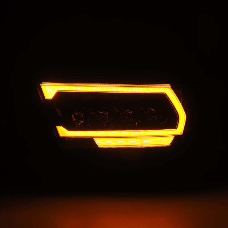 AlphaRex 19-23 Dodge Ram 1500 (No Clsc/Ltd/TRX) NOVA-Series LED Proj HL Alpha-Black (Converter Req.) - Burkken Auto Parts