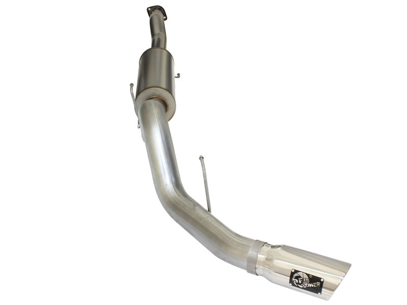 aFe MACHForce XP SS Exhaust 4in Cat-Back w/ Polish Tip 2015 Ford F-150 EcoBoost V6 2.7/3.5Ltt - Burkken Auto Parts