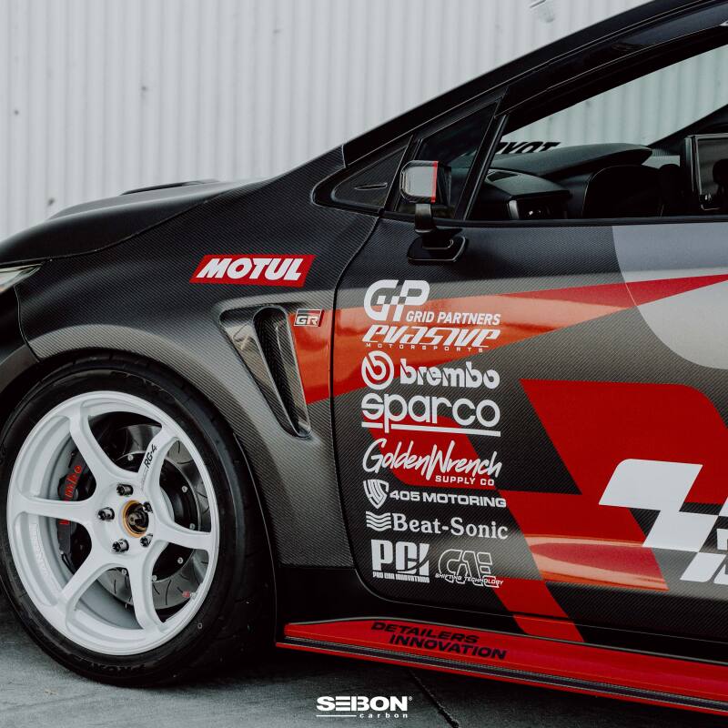 Seibon 2023+ Toyota GR Corolla Carbon Fiber Front Doors - Burkken Auto Parts