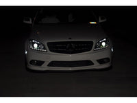 Spyder Mercedes Benz C-Class 08-11 Projector Headlights Halogen - DRL Blk PRO-YD-MBW20408-DRL-BK - Burkken Auto Parts