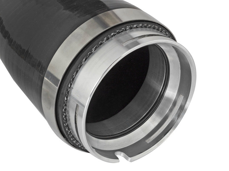 aFe BladeRunner 2.5in Black IC Tube Hot Side w/ Coupling & Clamp Kit 2016 GM Colorado/Canyon 2.8L - Burkken Auto Parts