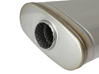 aFe MACH Force XP 304 Stainless Steel Muffler 2.5in Center/Offset 18in L x 9in W x 4in H - Burkken Auto Parts
