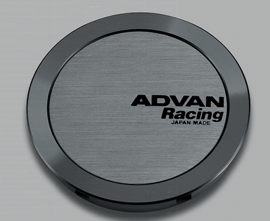 Advan 73mm Full Flat Centercap - Hyper Black - Burkken Auto Parts