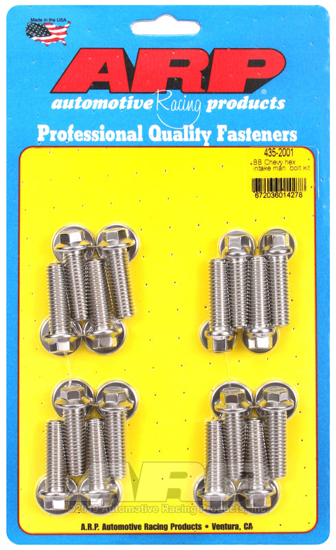 ARP BB Chevy Hex Intake Manifold Bolt Kit - Burkken Auto Parts