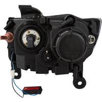 ANZO 2014-2015 Jeep Grand Cherokee Projector Headlights w/ Plank Style Design Black - Burkken Auto Parts