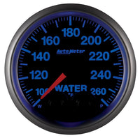 Autometer Elite 52mm 100-260 Degress F Water Temperature Peak and Warn Gauge w/ Electonic Control - Burkken Auto Parts