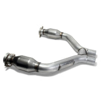BBK 2015-16 Mustang V6 Short Mid H Pipe With Converters (To Be Used With 1642 Series Headers) - Burkken Auto Parts