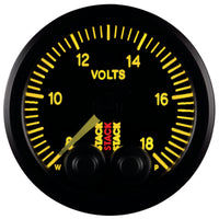 Autometer Stack 52mm 8-18V Pro-Control Battery Voltage Gauge -Black - Burkken Auto Parts