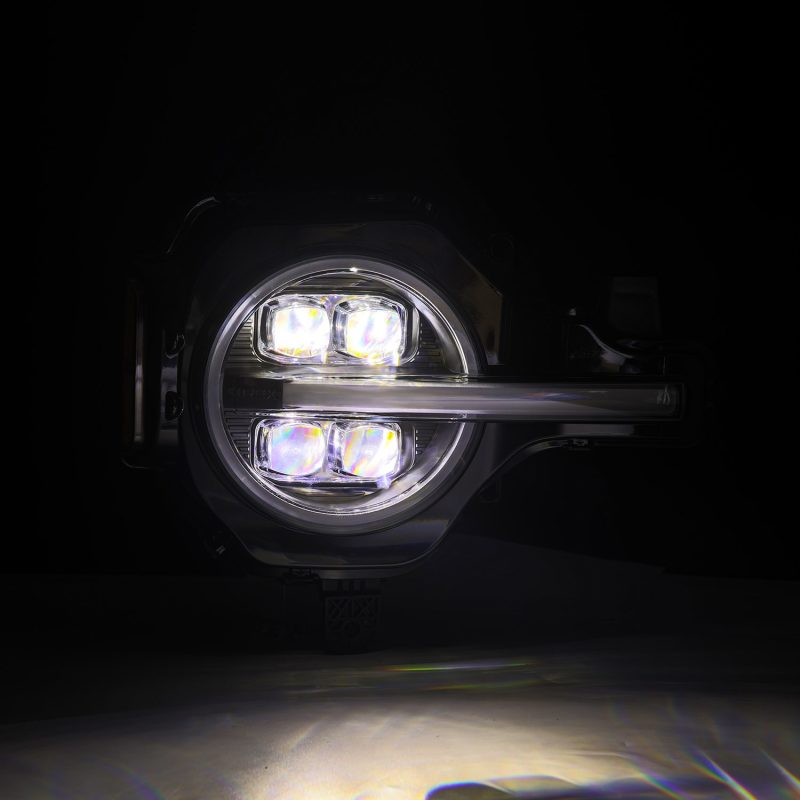 AlphaRex 21-23 Ford Bronco NOVA LED Projector Headlights Black - Burkken Auto Parts