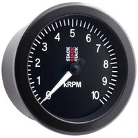 Autometer Stack Sport 88mm 0-10K RPM Tachometer - Black - Burkken Auto Parts