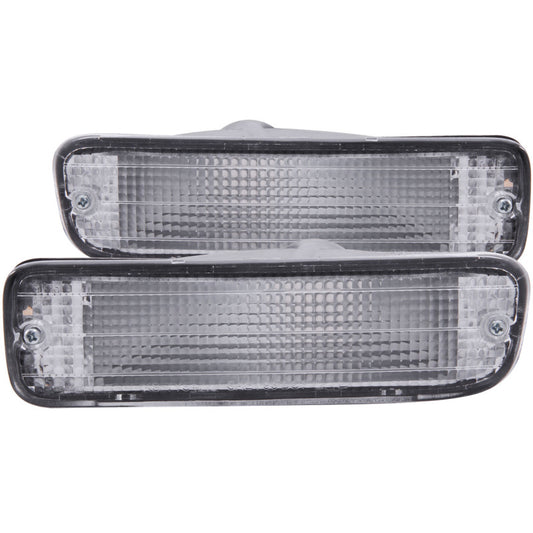 ANZO 1995-1997 Toyota Tacoma Euro Parking Lights Chrome - Burkken Auto Parts