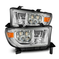 AlphaRex 07-13 Toyota Tundra / 08-17 Sequoia NOVA LED Proj HL Chrome w/Actv Light Seq. Sig + DRL - Burkken Auto Parts