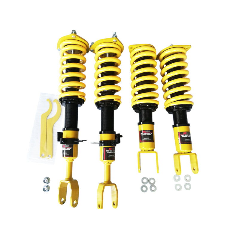 BLOX Racing 03-08 Nissan G35/350Z - Non-Adjustable Damping Street Series II Coilovers - Burkken Auto Parts