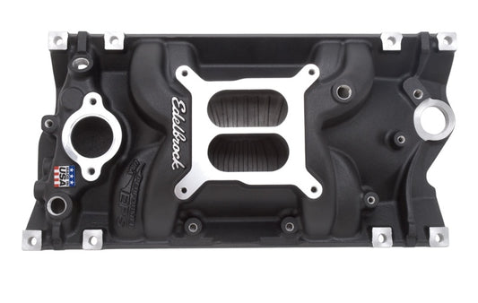 Edelbrock Manifold Performer Eps SB Chevy Vortec Black Finish - Burkken Auto Parts