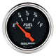 Autometer Designer Black  2-1/16in Black Fuel Level Gauge - Burkken Auto Parts