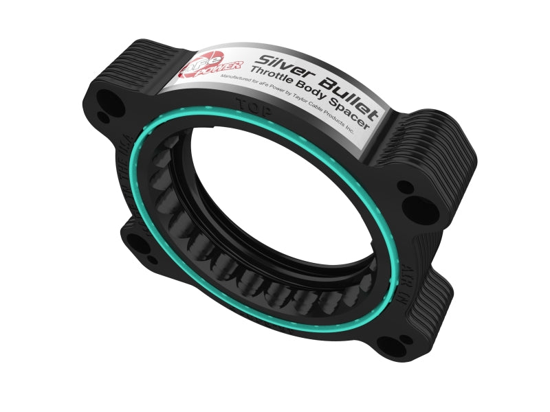 aFe 2020 Vette C8 Silver Bullet Aluminum Throttle Body Spacer / Works With Factory Intake Only - Blk - Burkken Auto Parts