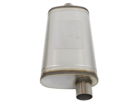 aFe MACH Force-Xp Muffler 3 IN ID Center/Offset x 11 IN W x 5 IN H x 22 IN L - Oval Body