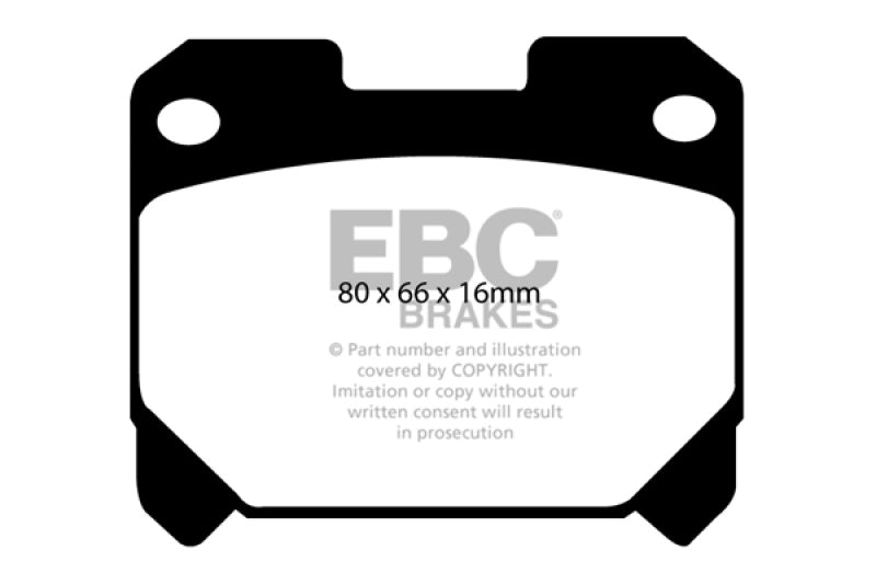 EBC 93-98 Toyota Supra 3.0 Twin Turbo Redstuff Rear Brake Pads - Burkken Auto Parts