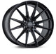 Vossen HFX-2 17x9 - 6x135 - ET0 - Super Deep - 87.1 - Satin Black Wheel