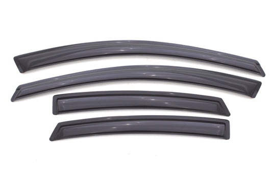 AVS 13-16 Dodge Dart Ventvisor Outside Mount Window Deflectors 4pc - Smoke - Burkken Auto Parts