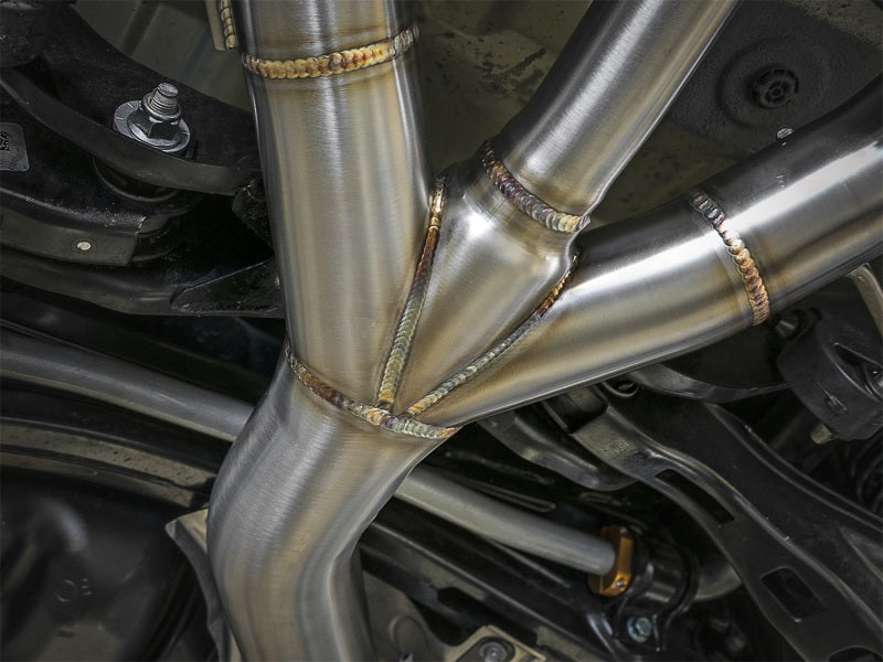 aFe Takeda 3in 304 SS Cat-Back Exhaust w/ Tri-Black Tips 17-18 Honda Civic Type R L4 2.0L (t) - Burkken Auto Parts