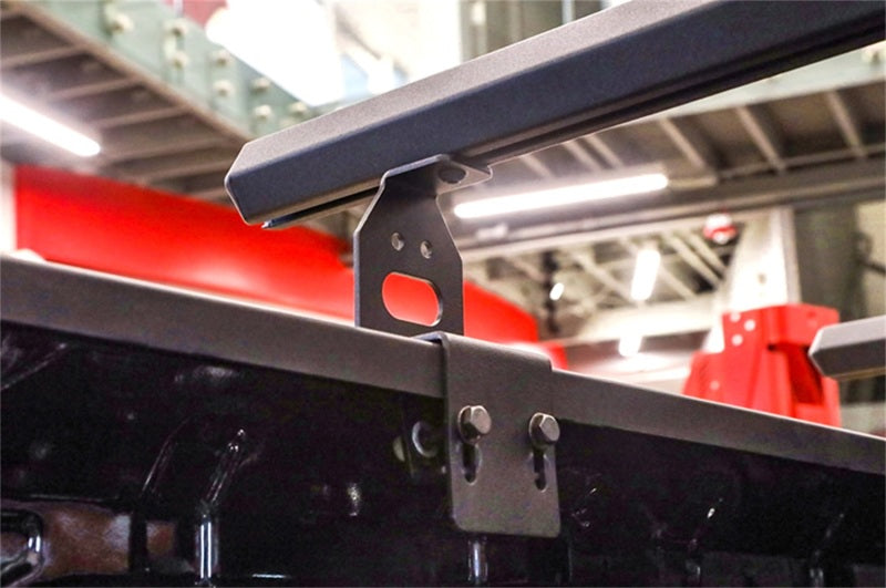 Deezee Universal Cargo Management Universal Hex Series Cross Rails - Txt Blk (Full Size) - Burkken Auto Parts